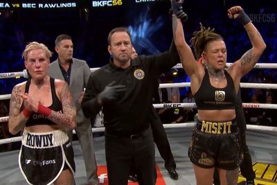 BKFC 56 results: Champ Christine Ferea wins rematch vs. Bec Rawlings, calls out Cris Cyborg