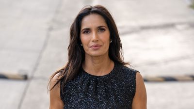 Padma Lakshmi's kitchen cabinet color scheme will set a surprising new trend for 2024