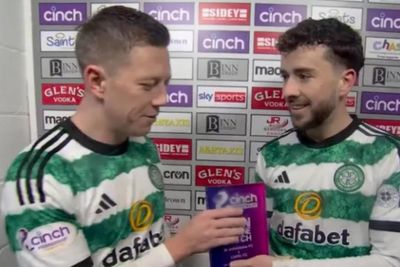 Callum McGregor makes Mikey Johnston Celtic man of the match suggestion