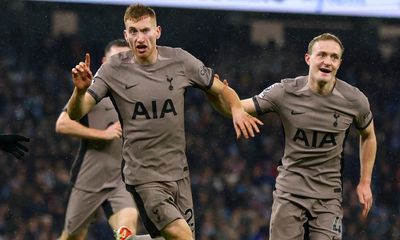 Kulusevski rescues late draw for Spurs in six-goal thriller at Manchester City