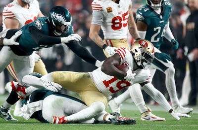 Key takeaways from the first half as 49ers hold a 14-6 lead over Eagles
