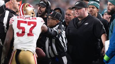 49ers LB Dre Greenlaw, Eagles Staffer Ejected After Heated Sideline Scuffle