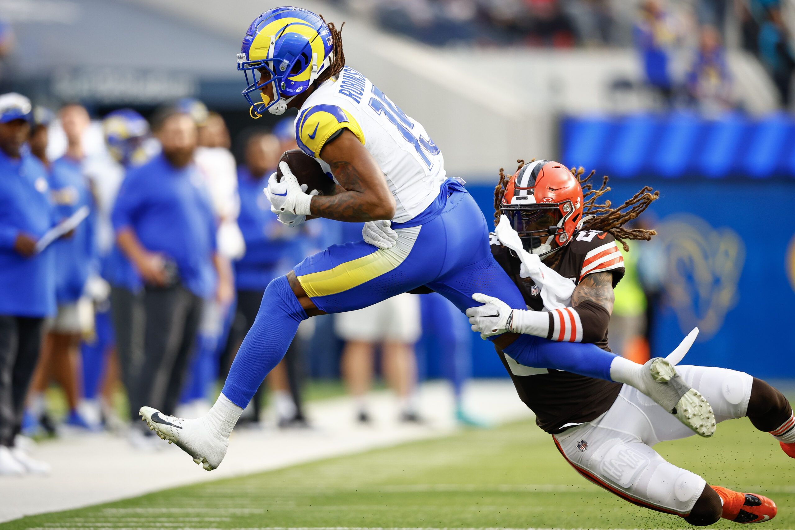 Watch: Demarcus Robinson Scores 1st TD With Rams To…