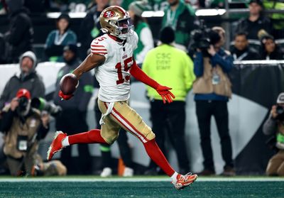 Watch: 49ers’ Jauan Jennings sheds Eagles CB on way to TD