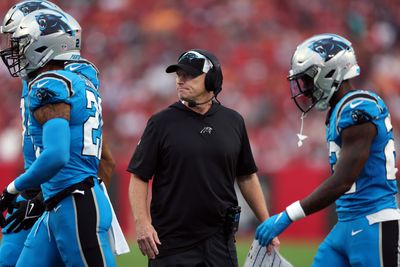 Chris Tabor delivers touching message after 1st game as Panthers interim HC