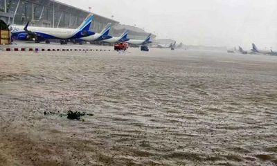 'Michaung' cyclone intensified to severe storm; Chennai airfield submerged due to massive rainfall