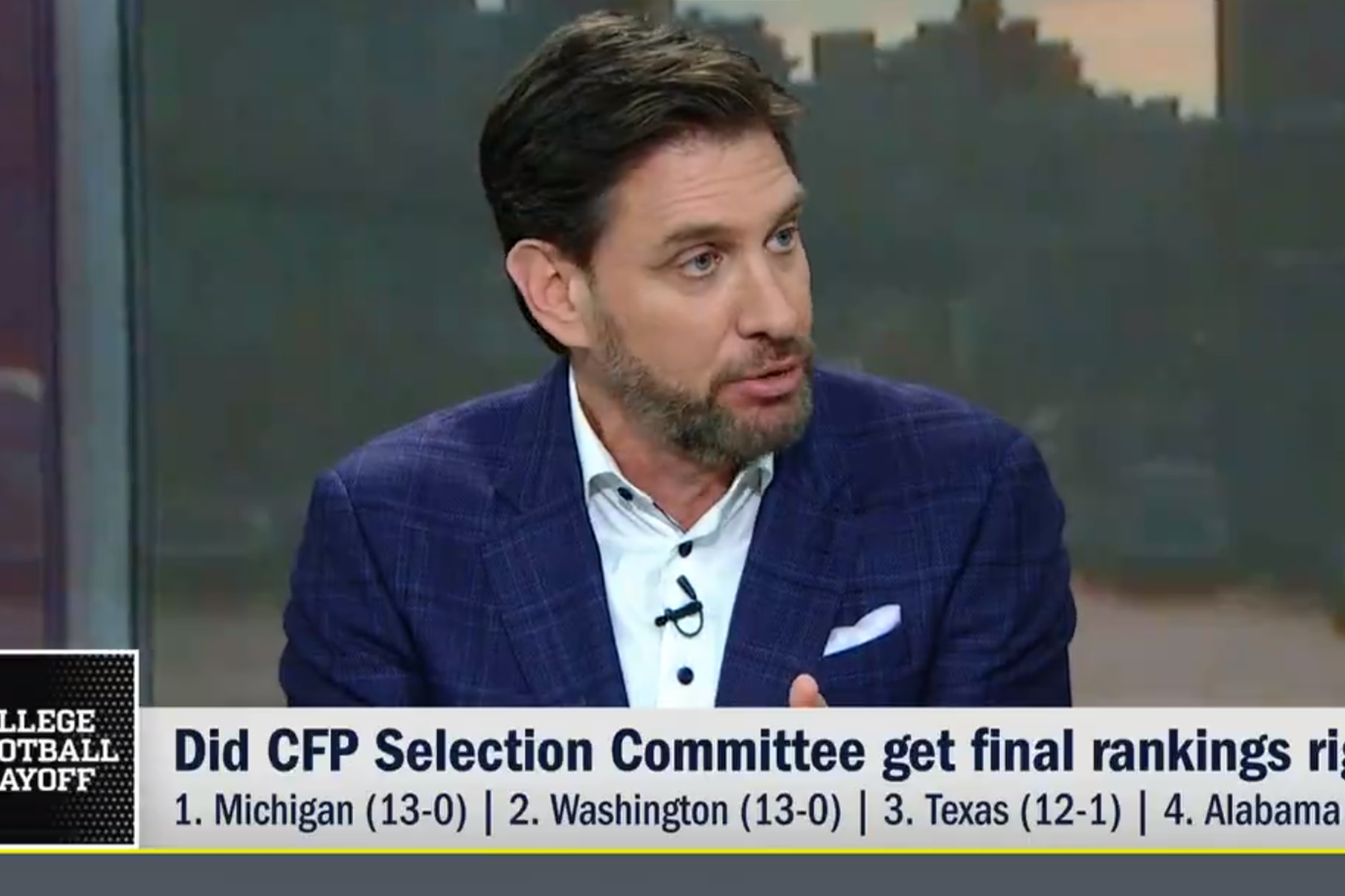 ESPN’s Mike Greenberg launches epic tirade over CFP…