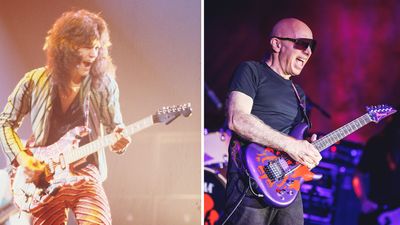 “He just could not be contained. That was what was so beautiful... If you’ve been tasked with the job of imitating him, it’s like, ‘Well, which moment?’” Joe Satriani says the biggest challenge in covering Eddie Van Halen is pinning him down