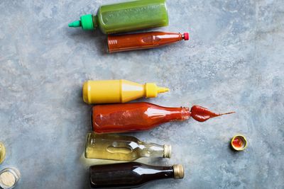 How should you store your condiments?