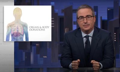 John Oliver on organ donation system: ‘Nowhere near where it should be’