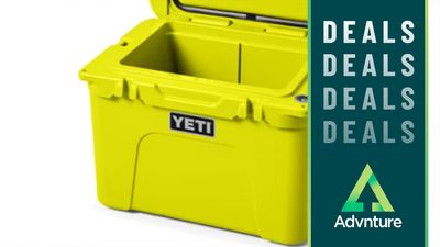 If you're feeling bright and bold, you can save a rare 25% off the Yeti Tundra 35 in Firefly Yellow in REI's Memorial Day sale