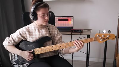 "This video is what happens when you spend your time practicing instead of arguing about gear online" – Julia Przybysz proves groove is in the hands with a stunning bass workout of Michael Jackson's Get On The Floor on a $350 StingRay