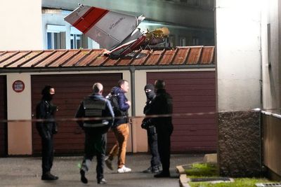 A small plane makes an emergency landing in the southern Paris suburbs