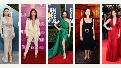Catherine Zeta-Jones' best-ever looks, from jewel-hued gowns to sparkly frocks