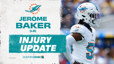 Adam Schefter provides update on Dolphins LB Jerome Baker’s injury