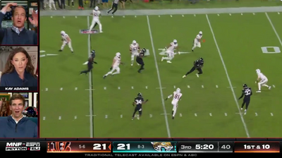 An atrocious Bengals trick play-turned-pick absolutely baffled the ManningCast