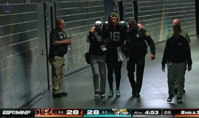 NFL fans were irate the Jaguars didn’t get a cart for Trevor Lawrence after his ankle injury