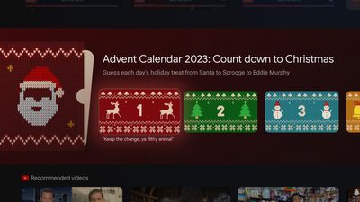 Google TV gives users holiday love with its own version of an advent calendar