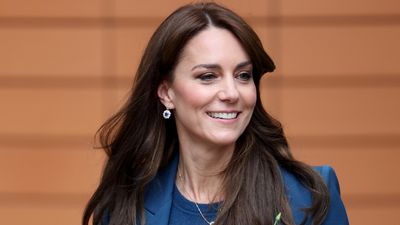 Kate Middleton banishes winter blues in head-to-toe steel blue look and sapphire jewellery