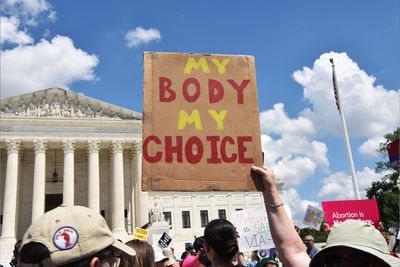 Activists block abortion ban exceptions