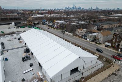 Illinois scraps plan for building migrant winter camp due to toxic soil risk