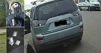 Busted: crystal pipe and drugs found in L-plater's car