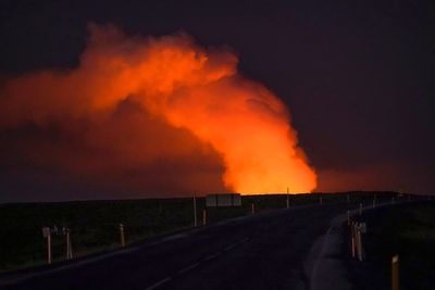 Iceland volcano - latest: Grindavík residents ordered to evacuate again after new Reykjanes eruption