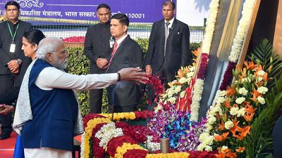 PM Modi pays tributes to Ambedkar on death anniversary