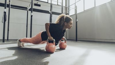 Strengthen your arms and shoulders in minutes with this three-move kettlebell workout that's perfect for beginners