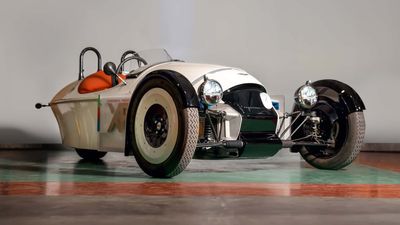 Morgan's New Electric Three-Wheeler Only Weighs 1,540 Pounds