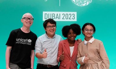 Young people’s plea to Cop28: ‘World leaders owe it to future generations’