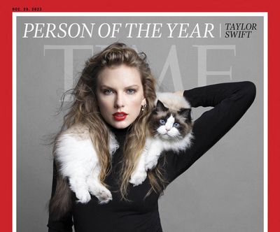 Taylor Swift fans loved her posing with her cat, Benjamin Button, on Time’s Person of the Year cover
