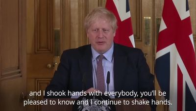 Boris Johnson: I shouldn’t have shaken hands with hospital patients in March 2020
