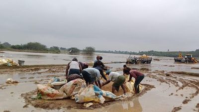 Cyclone Michaung: paddy in thousands of acres inundated in the Godavari region of Andhra Pradesh