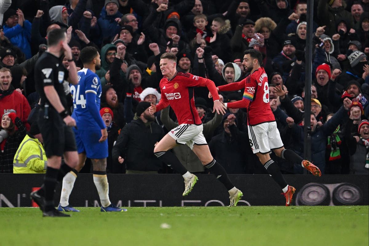 Man Utd vs Chelsea LIVE Premier League result, final…