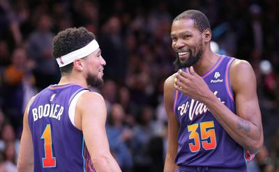 Devin Booker, Kevin Durant sound off on Lakers’ phantom timeout that helped eliminate Suns from In-Season Tournament