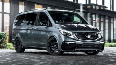 This Modified Manhart Mercedes Minivan Is The Coolest Family Vehicle You Can't Have
