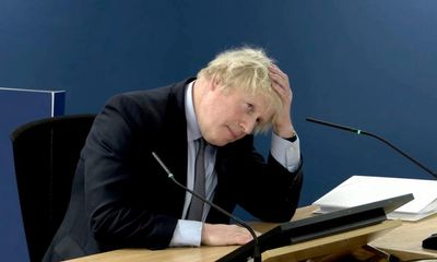 Baffled, punch-drunk Boris Johnson is forced to contemplate a moral universe