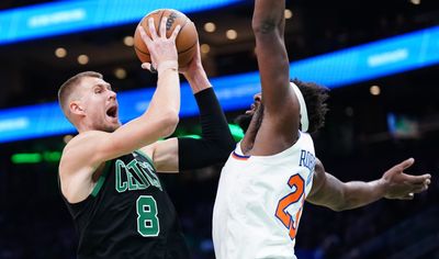 After a full practice with the Boston Celtics, Kristaps Porzingis believes he’ll return Friday