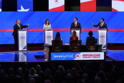Republican debate highlights: GOP rivals clash on stage with Haley as target