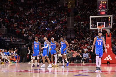 PHOTOS: Best images from Thunder’s 110-101 loss to Rockets