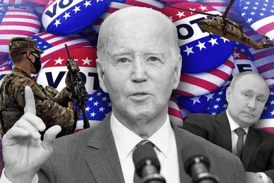 Ukraine-Russia war – live: Biden says history will judge US as funds for Kyiv to fight Putin’s forces collapse