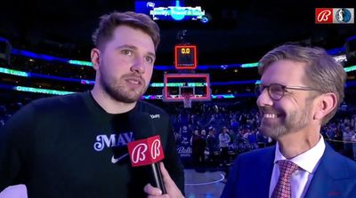 Luka Dončić Drops Another F-Bomb in Interview After Securing 40-Point Triple-Double