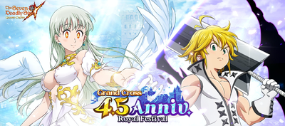 The Seven Deadly Sins: Grand Cross Celebrates 4.5th Year Anniversary