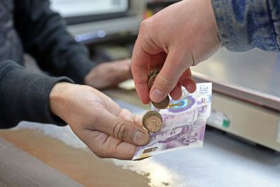 Use of physical cash one for the up for first time in at least a decade