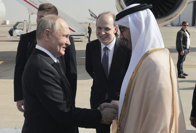 Putin’s plane escorted by four Su-35 fighter jets on rare trip out of Russia to Middle East