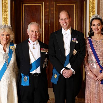The Royal Family put on a united front as they pose for a new photograph at Buckingham Palace