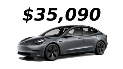 You Can Get A New Tesla Model 3 For As Little As $35,090 Without Incentives