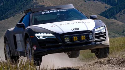 Rally-Themed Audi R8 Is Ready For Jumps And A New Owner