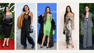 Demi Moore's best looks, from statement party dresses to relaxed tailoring